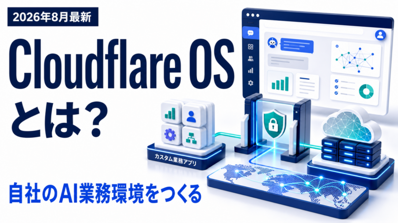 Cloudflare OSのAI業務環境を示すサムネイル