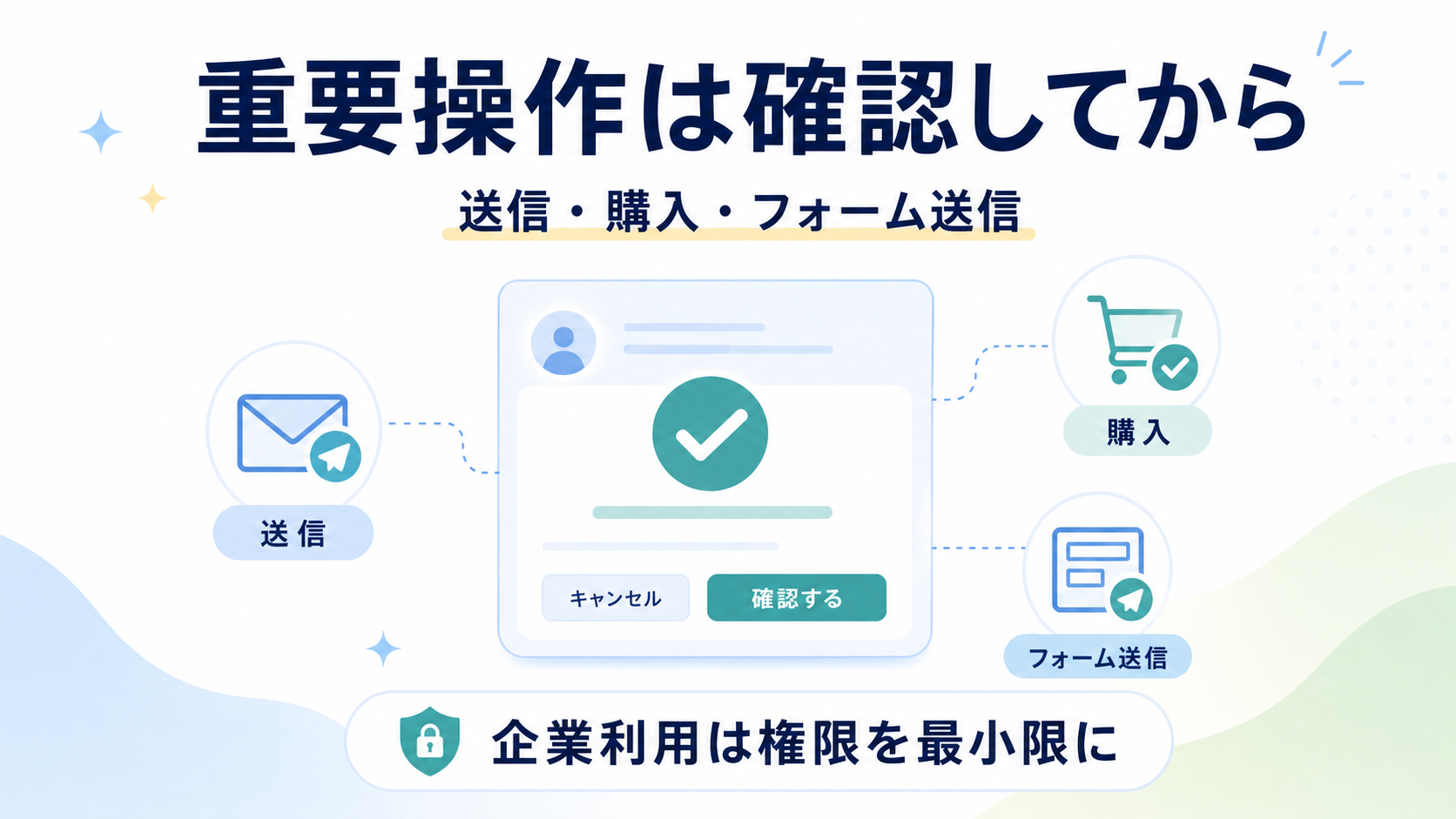 Gemini Sparkの重要操作は確認してから行う設計